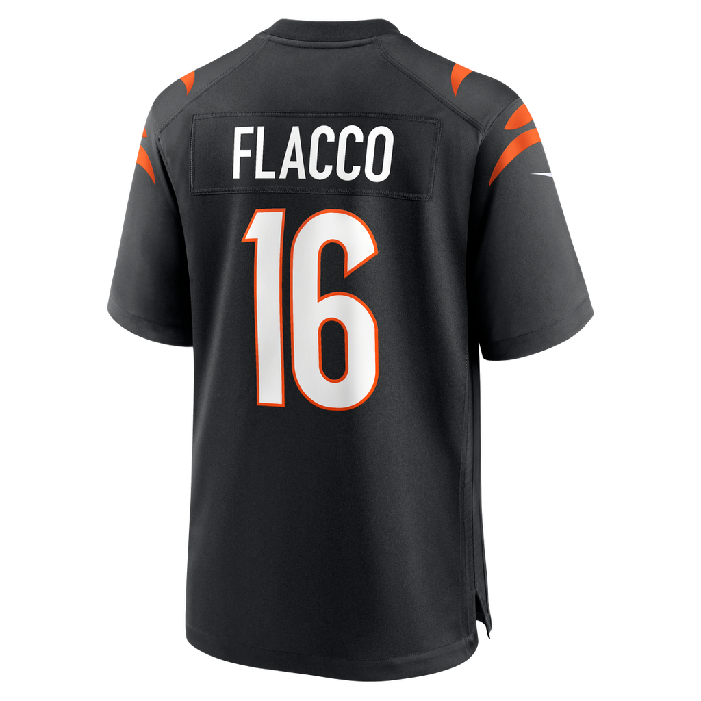 Joe Flacco Cincinnati Bengals Team Game Jersey - Black