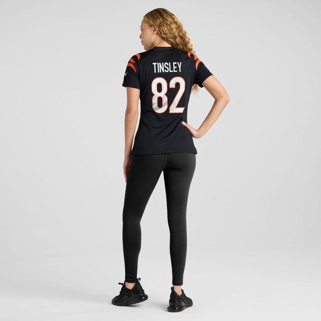 Mitchell Tinsley Cincinnati Bengals Women's Team Game Jersey - Black