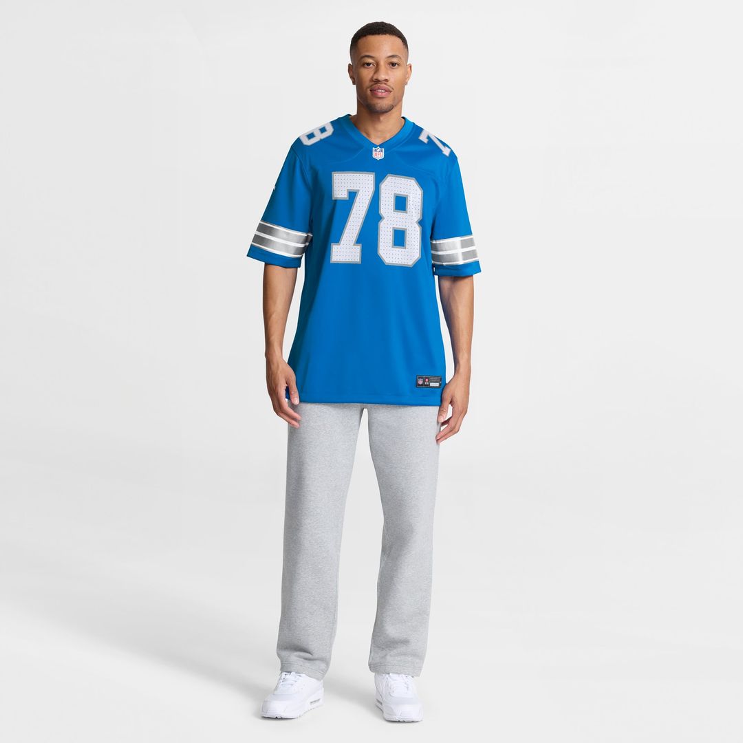 Ben Bartch Detroit Lions Team Game Jersey - Blue