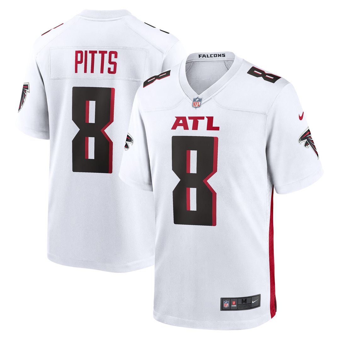 Kyle Pitts Atlanta Falcons Game Player Jersey - White