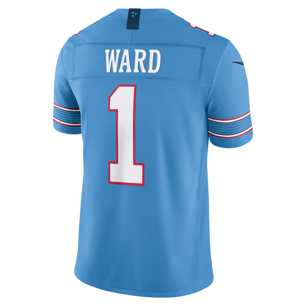 Cameron Ward Tennessee Titans Vapor F.U.S.E. Stitched Limited Jersey - Light Blue