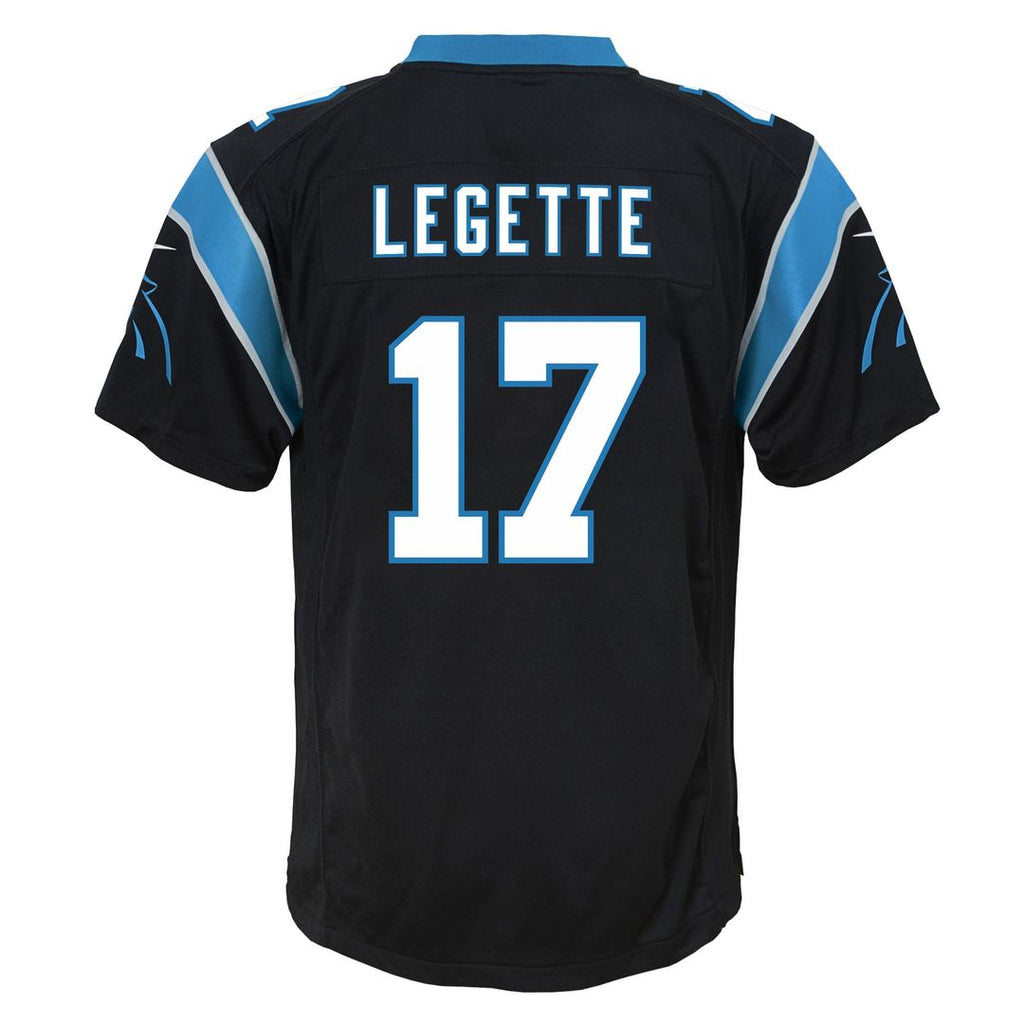 Xavier Legette Carolina Panthers Youth Team Game Jersey - Black