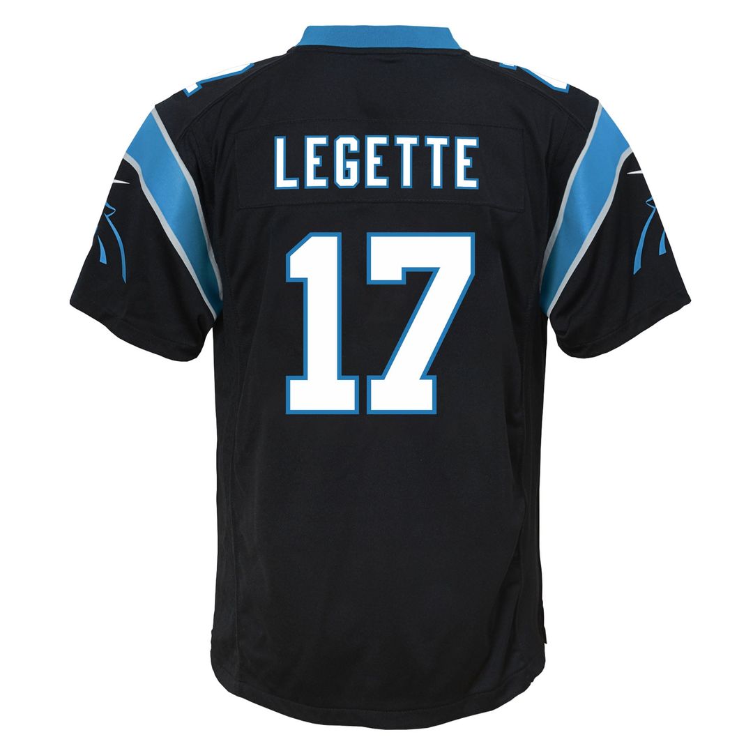 Xavier Legette Carolina Panthers Youth Team Game Jersey - Black