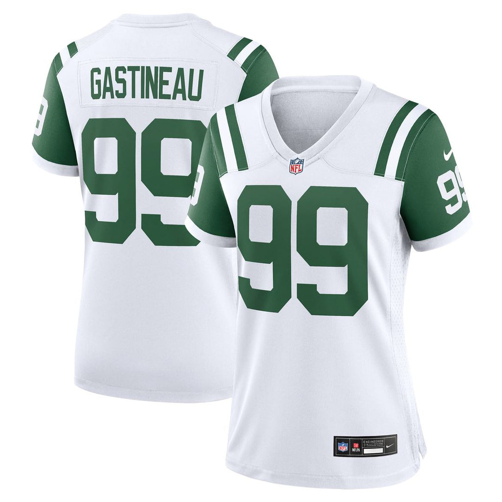 Mark Gastineau New York Jets Women's Classic Alternate Retired Player Game Jersey - White