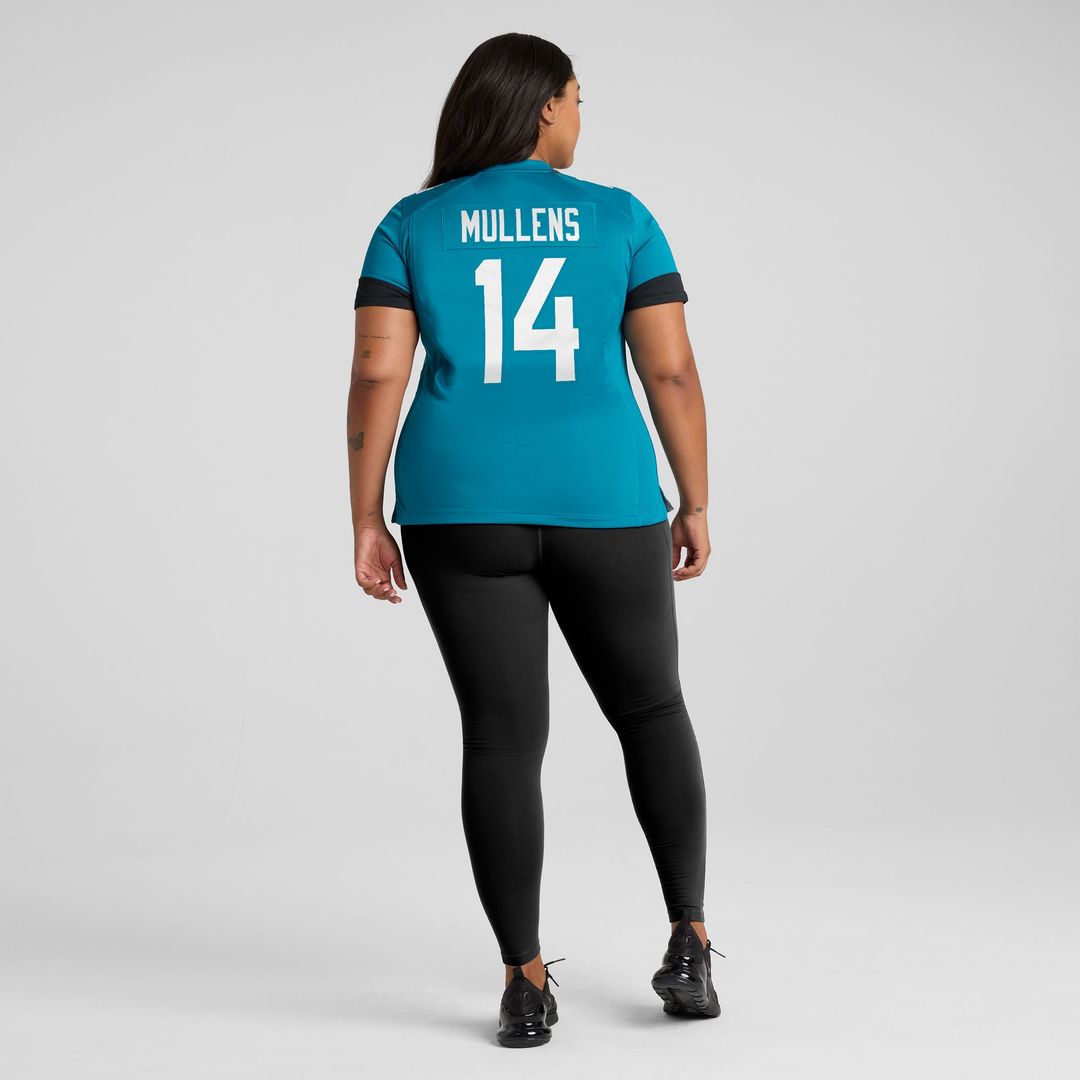 Nick Mullens Jacksonville Jaguars Women's Team Game Jersey - Teal