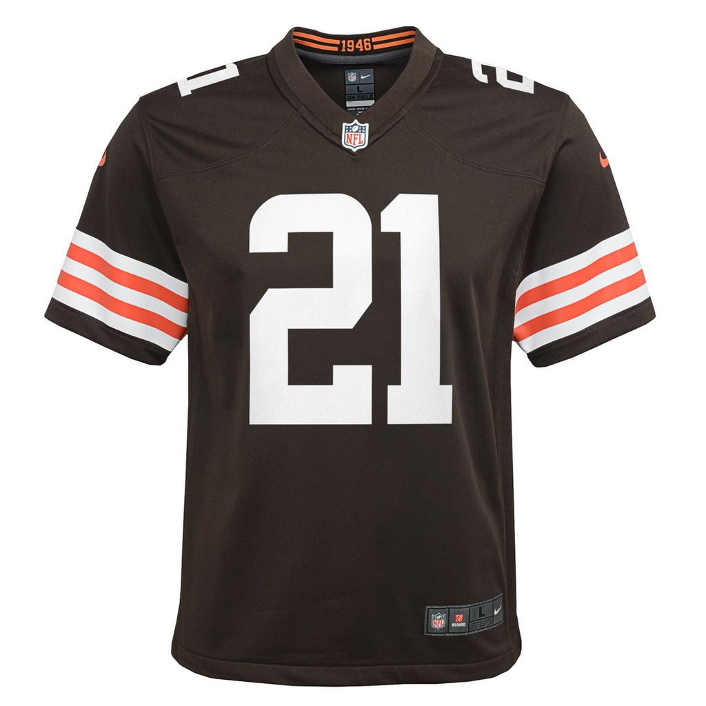 Denzel Ward Cleveland Browns Youth Game Jersey - Brown