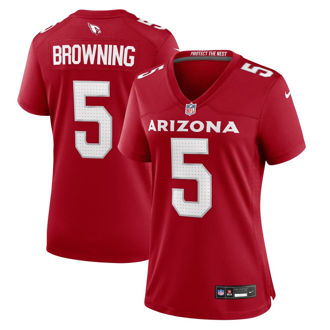 Baron Browning Arizona Cardinals Women's Team Game Jersey - Cardinal