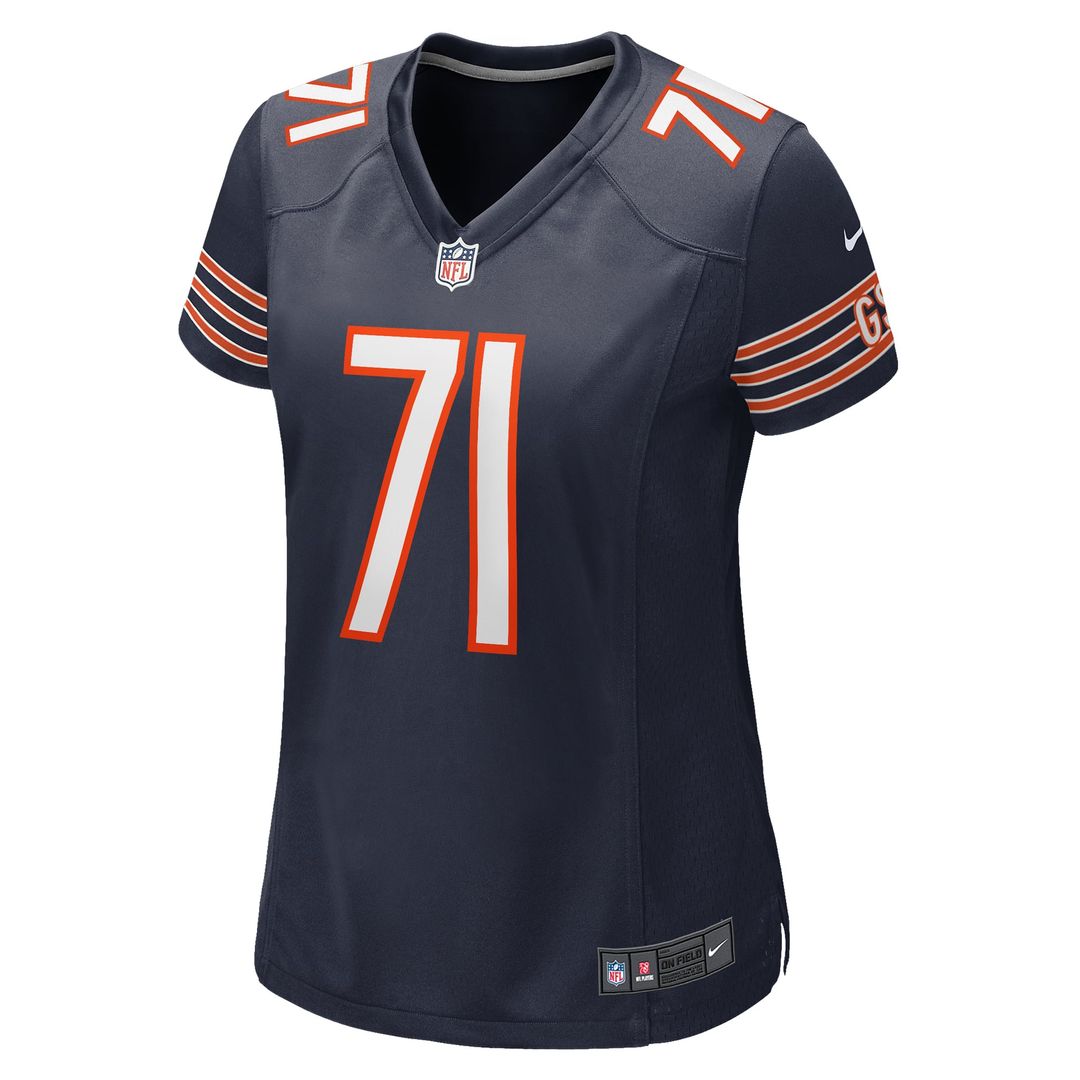 Ryan Bates Chicago Bears Women's Game Jersey - Navy