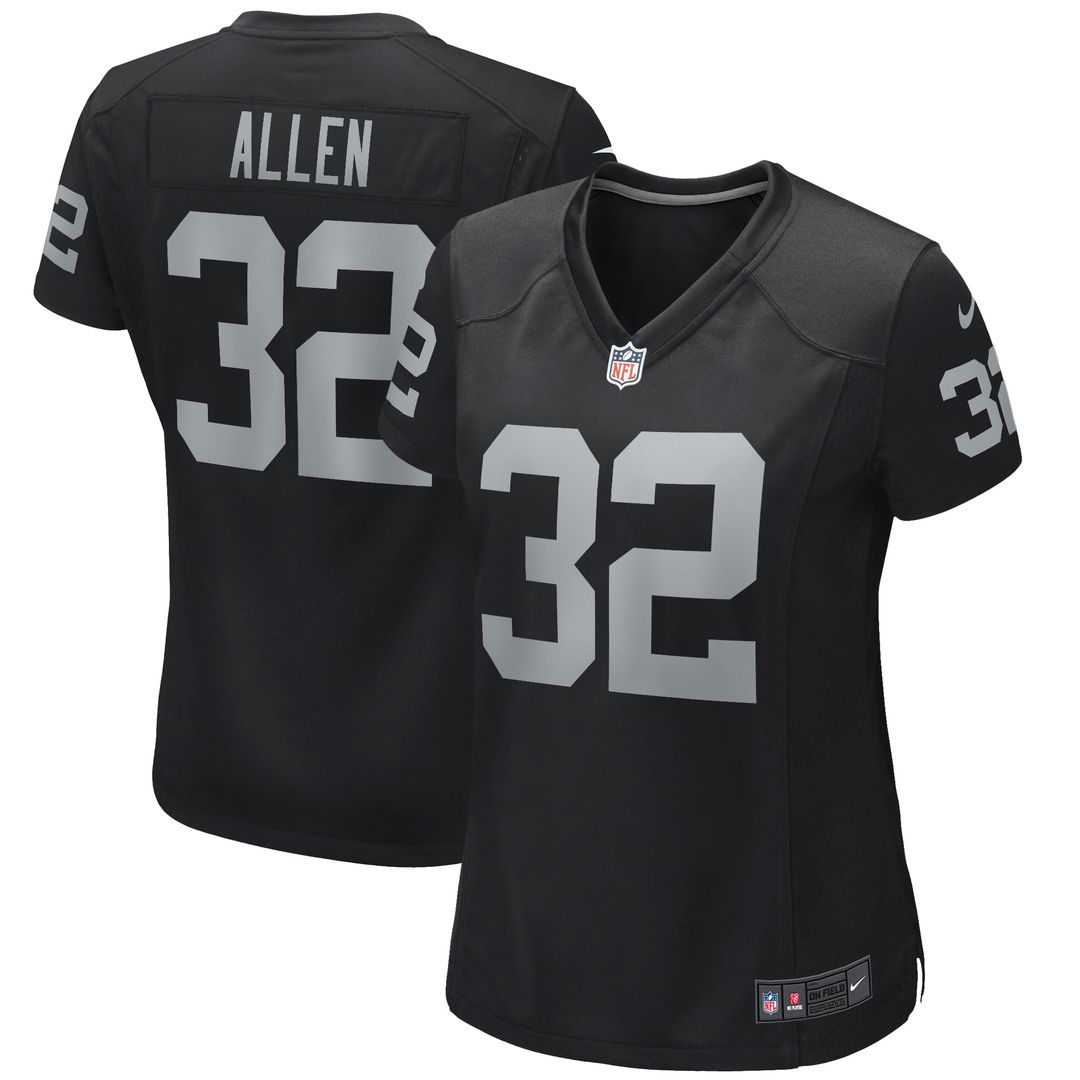 Marcus Allen Las Vegas Raiders Women's Game Retired Player Jersey - Black