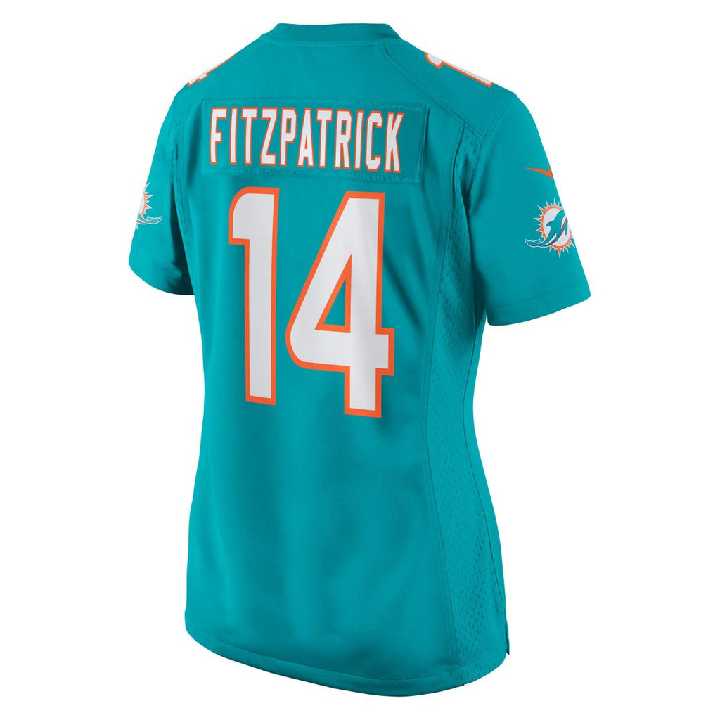 Ryan Fitzpatrick Miami Dolphins Women's Game Jersey - Aqua