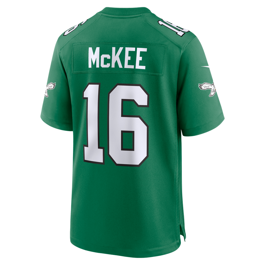 Tanner McKee Philadelphia Eagles Alternate Game Jersey - Kelly Green