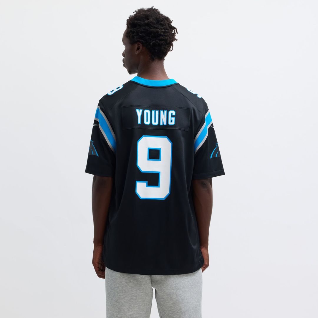 Bryce Young Carolina Panthers Team Game Jersey - Black