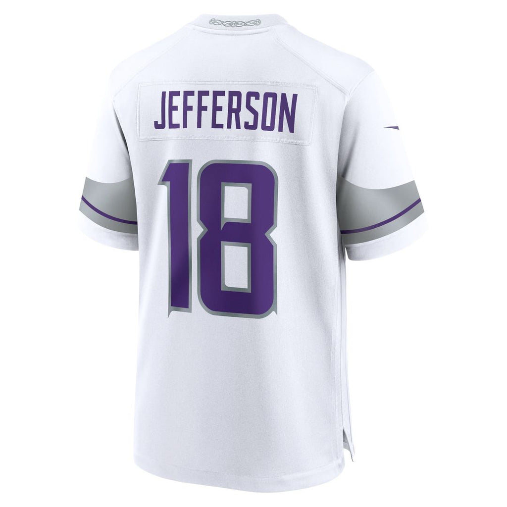 Justin Jefferson Minnesota Vikings Youth Game Jersey - White