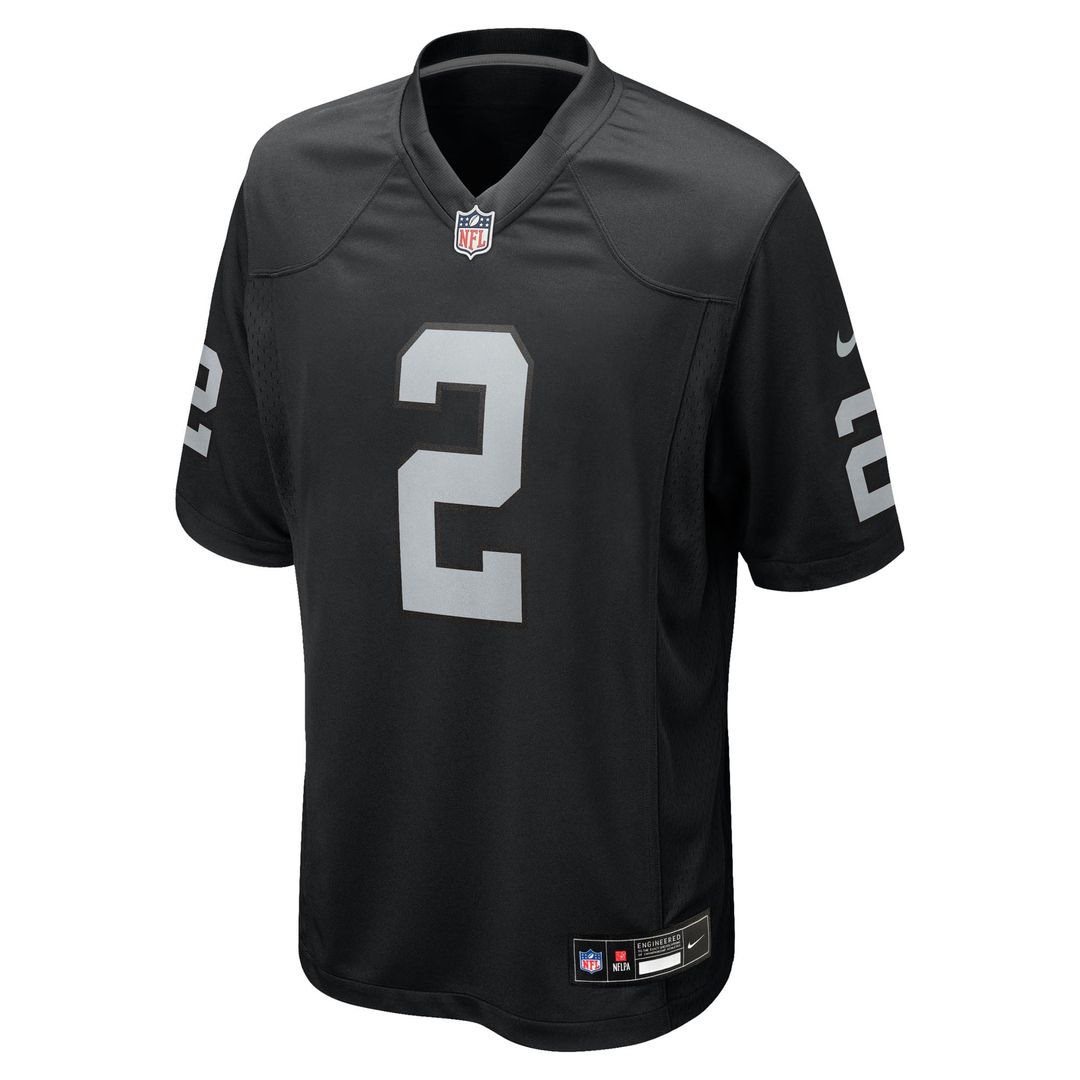 Ashton Jeanty Las Vegas Raiders Team Game Jersey - Black
