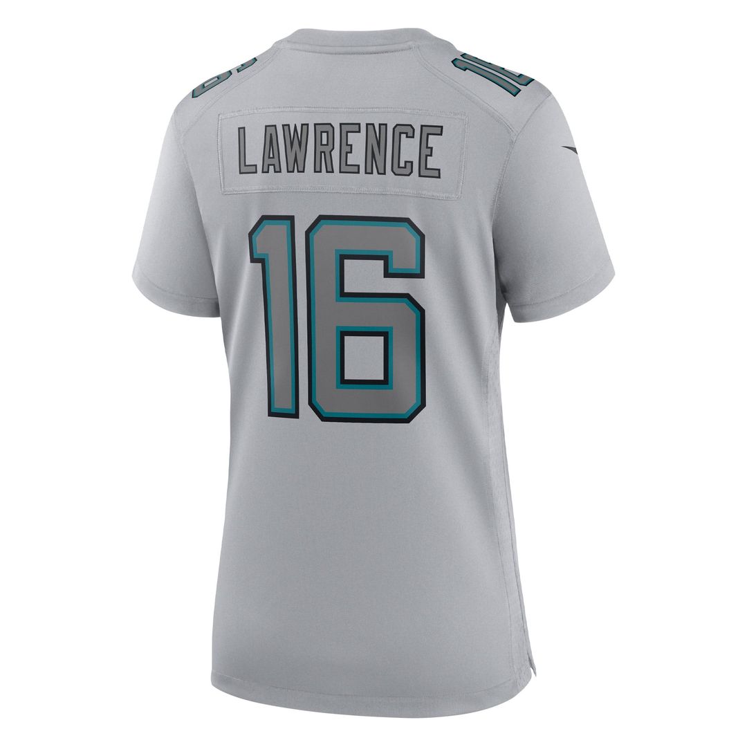 Trevor Lawrence Jacksonville Jaguars Women's Atmosphere Fashion Game Jersey - Gray