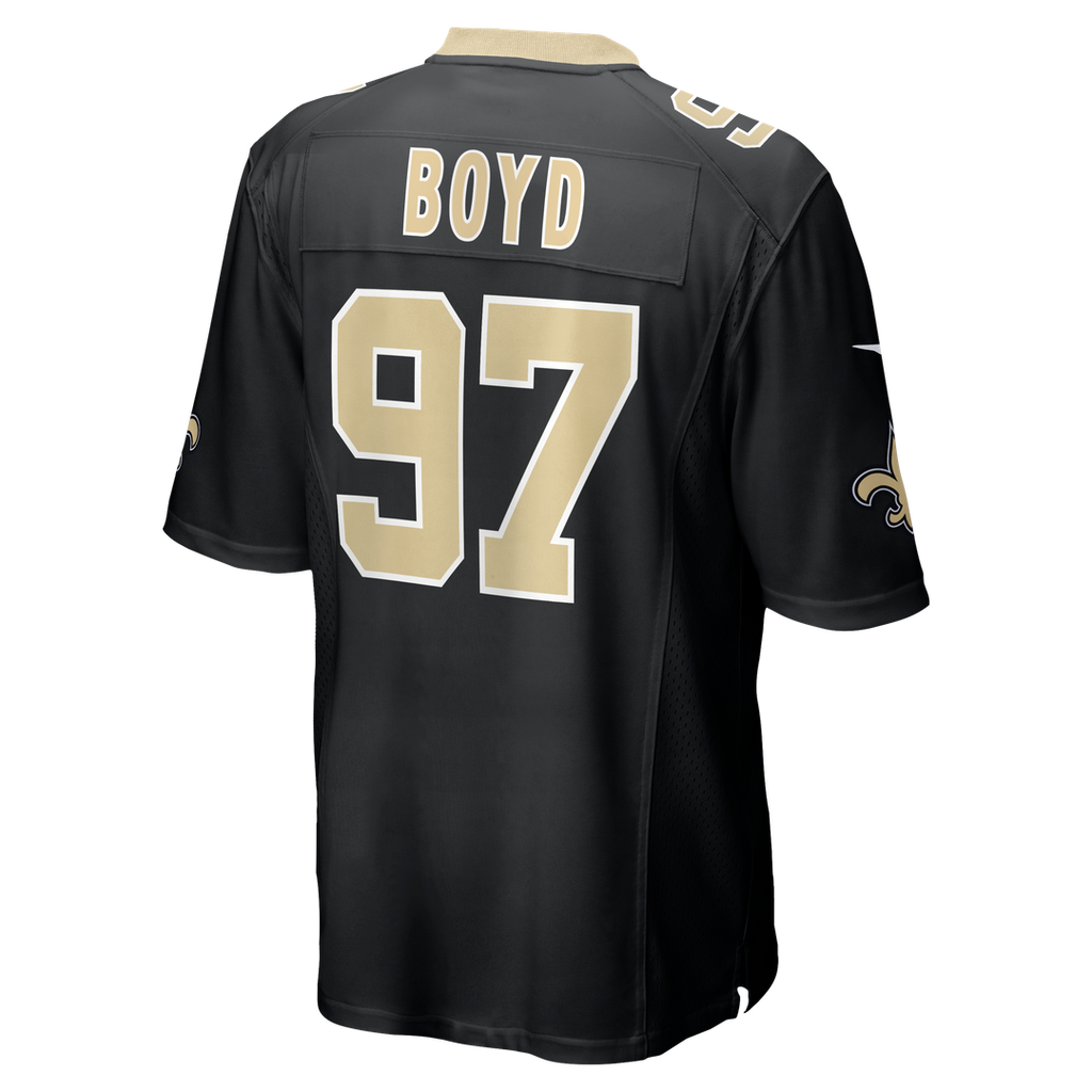 Khristian Boyd New Orleans Saints Game Jersey - Black