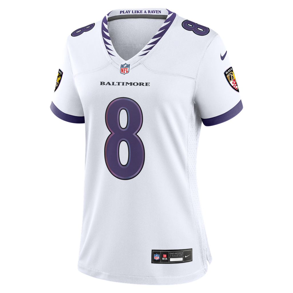 Lamar Jackson Baltimore Ravens Women's Alternate Game Jersey - Black