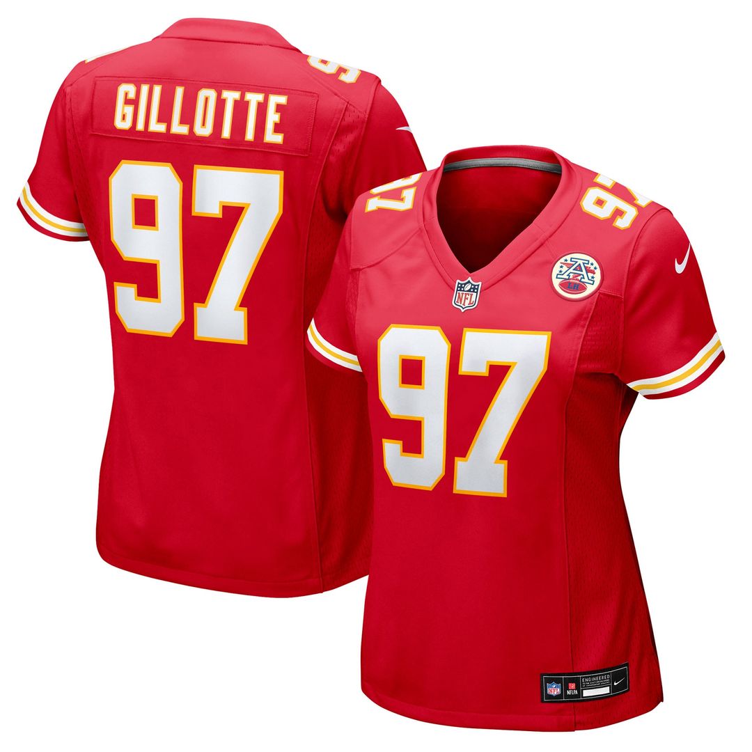 Ashton Gillotte Kansas City Chiefs Women's Team Game Jersey - Red