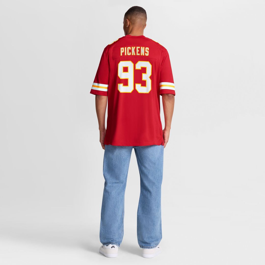 Zacch Pickens Kansas City Chiefs Team Game Jersey - Red