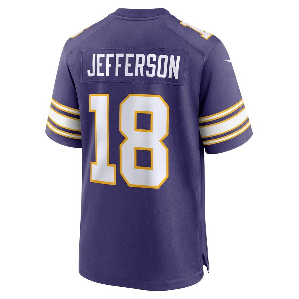 Justin Jefferson Minnesota Vikings Classic Player Game Jersey - Purple