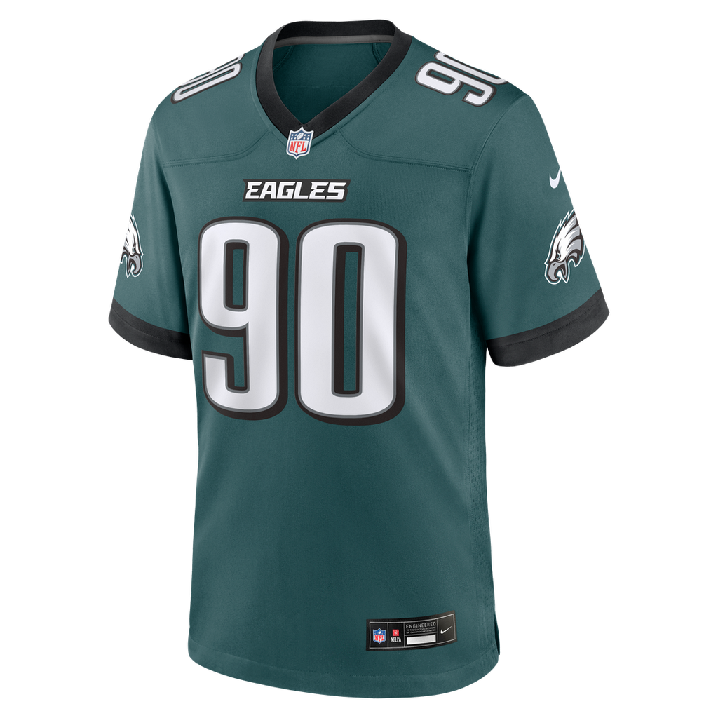 Davis Philadelphia Eagles Alternate Game Jersey - Kelly Green