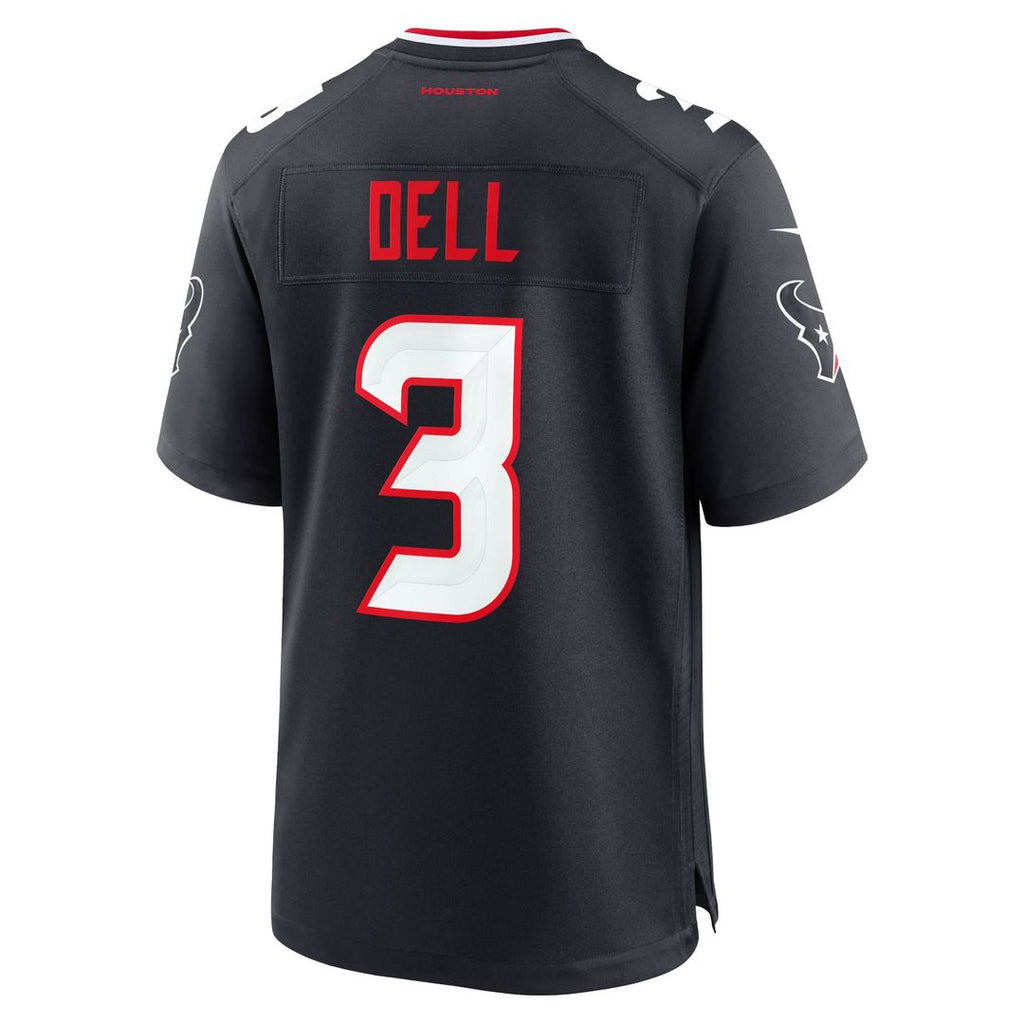 Tank Dell Houston Texans Game Jersey - Navy
