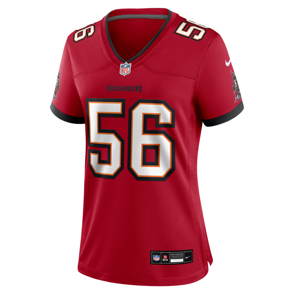 Benton Whitley Tampa Bay Buccaneers Women's Team Game Jersey - Red