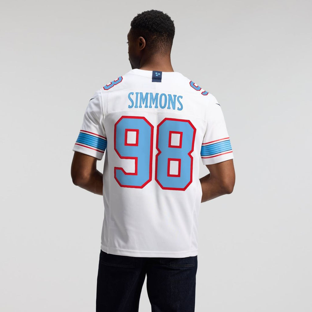 Jeffery Simmons Tennessee Titans Vapor F.U.S.E. Sewn Down Limited Jersey - Light Blue