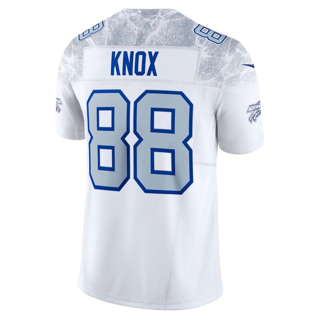 Dawson Knox Buffalo Bills 2025 Rivalries Collection Stitched Limited Jersey - White