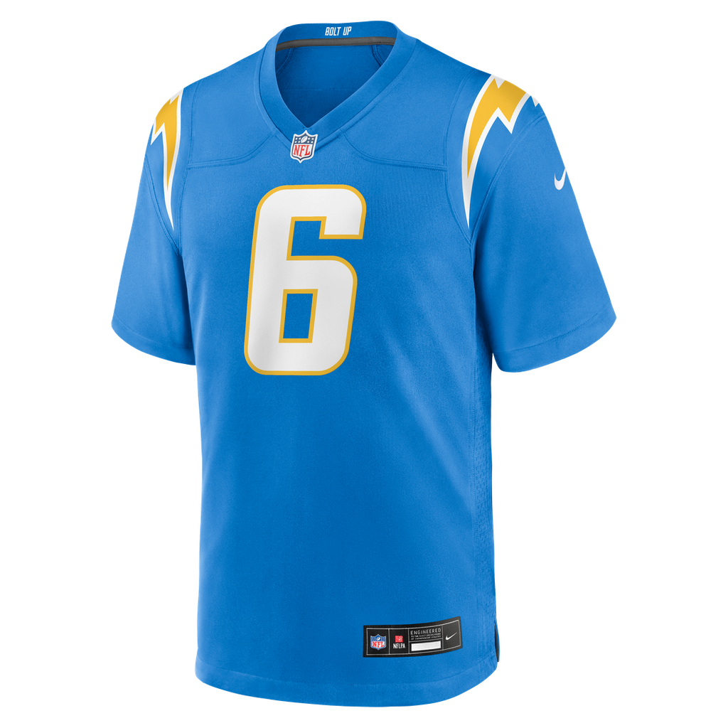 Eric Kendricks Los Angeles Chargers Game Player Jersey - Powder Blue