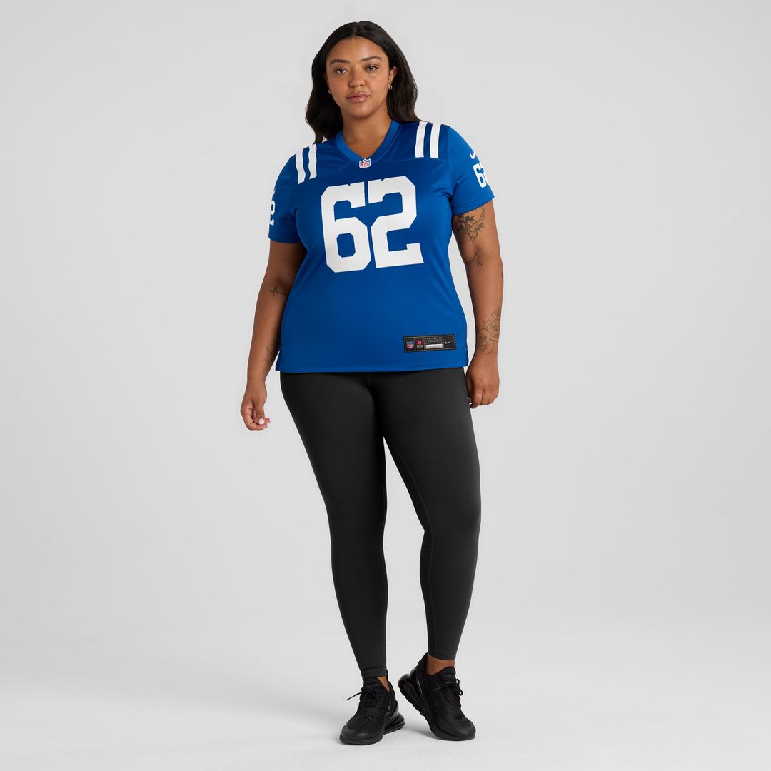 Wesley French Indianapolis Colts Women's Game Player Jersey - Royal