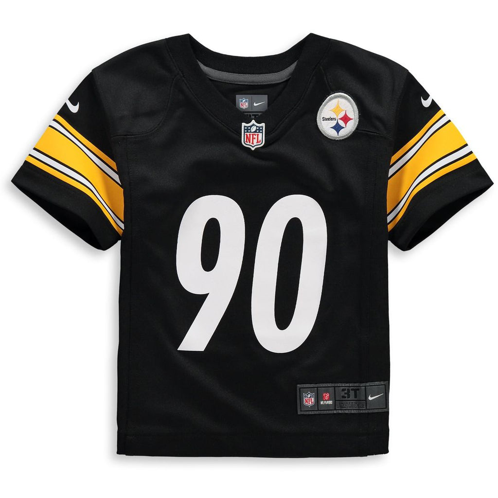 T.J. Watt Pittsburgh Steelers Toddler Game Jersey - Black