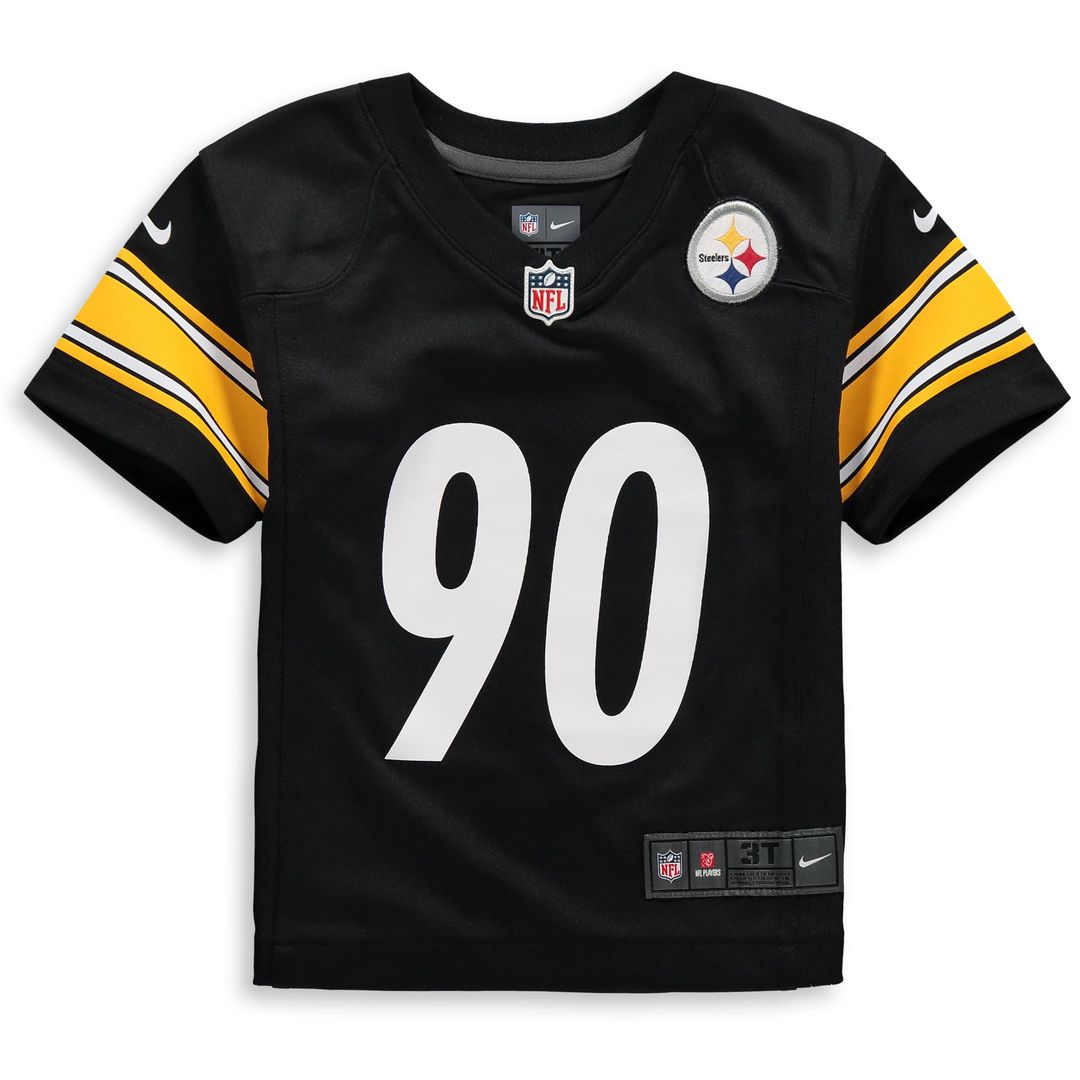 T.J. Watt Pittsburgh Steelers Toddler Game Jersey - Black