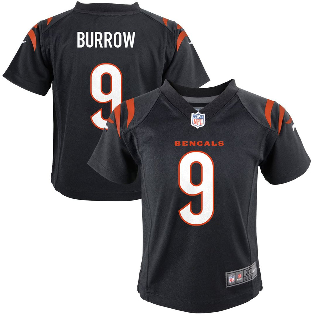 Joe Burrow Cincinnati Bengals Preschool Game Jersey - Black