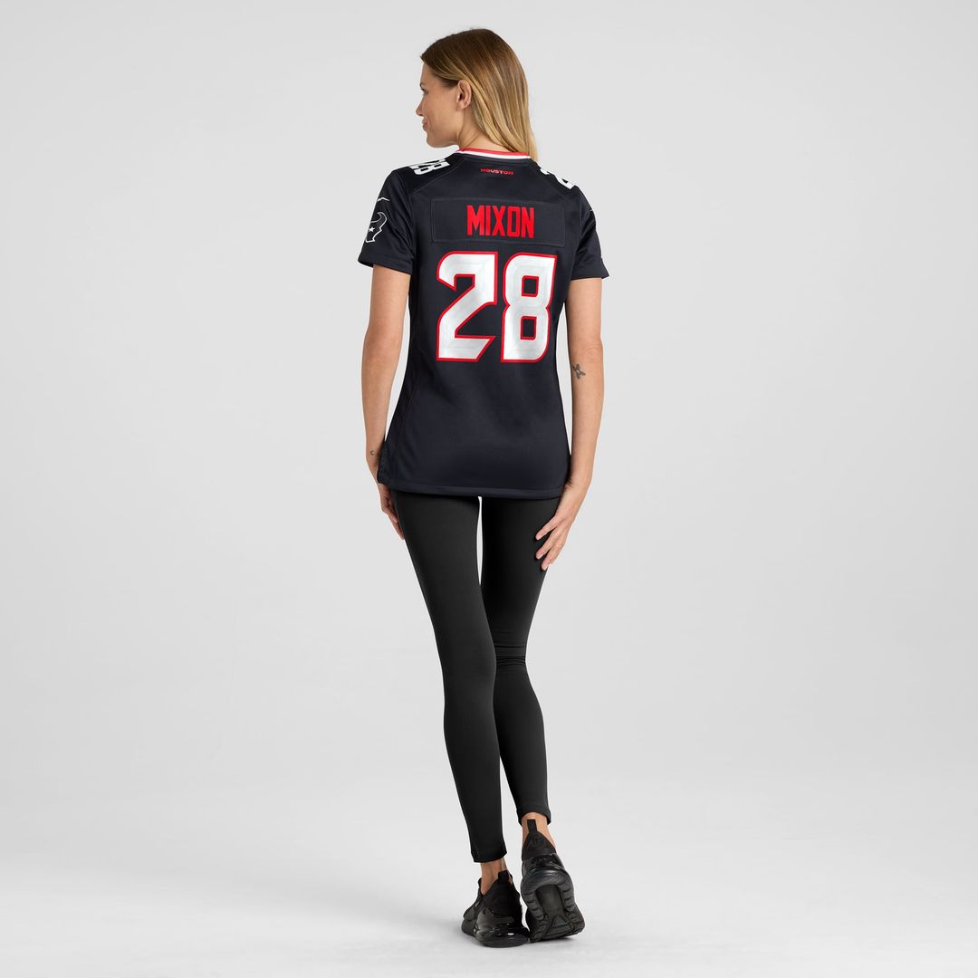 Joe Mixon Houston Texans Women's Game Jersey - Navy