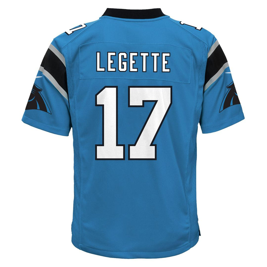 Xavier Legette Carolina Panthers Youth Team Game Jersey - Black