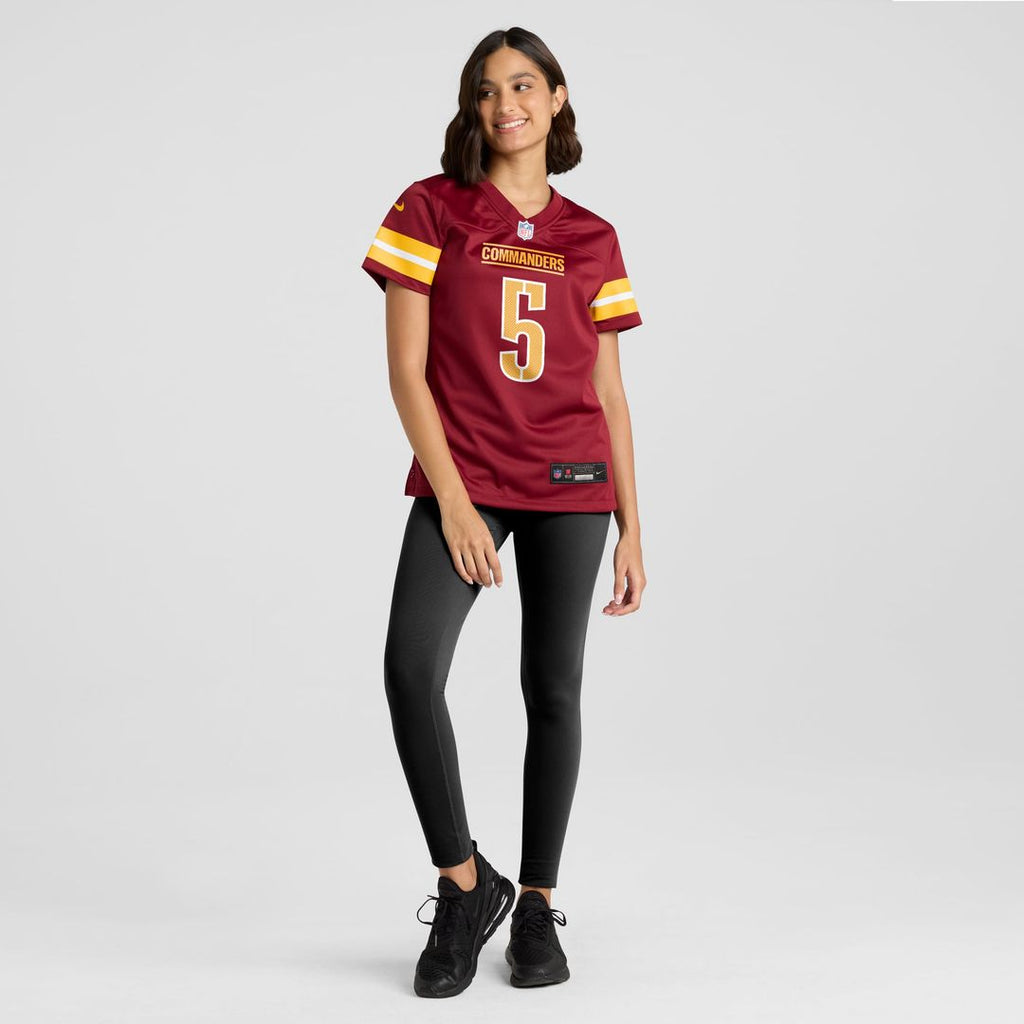Jayden Daniels Washington Commanders Women's Player Game Jersey - Burgundy