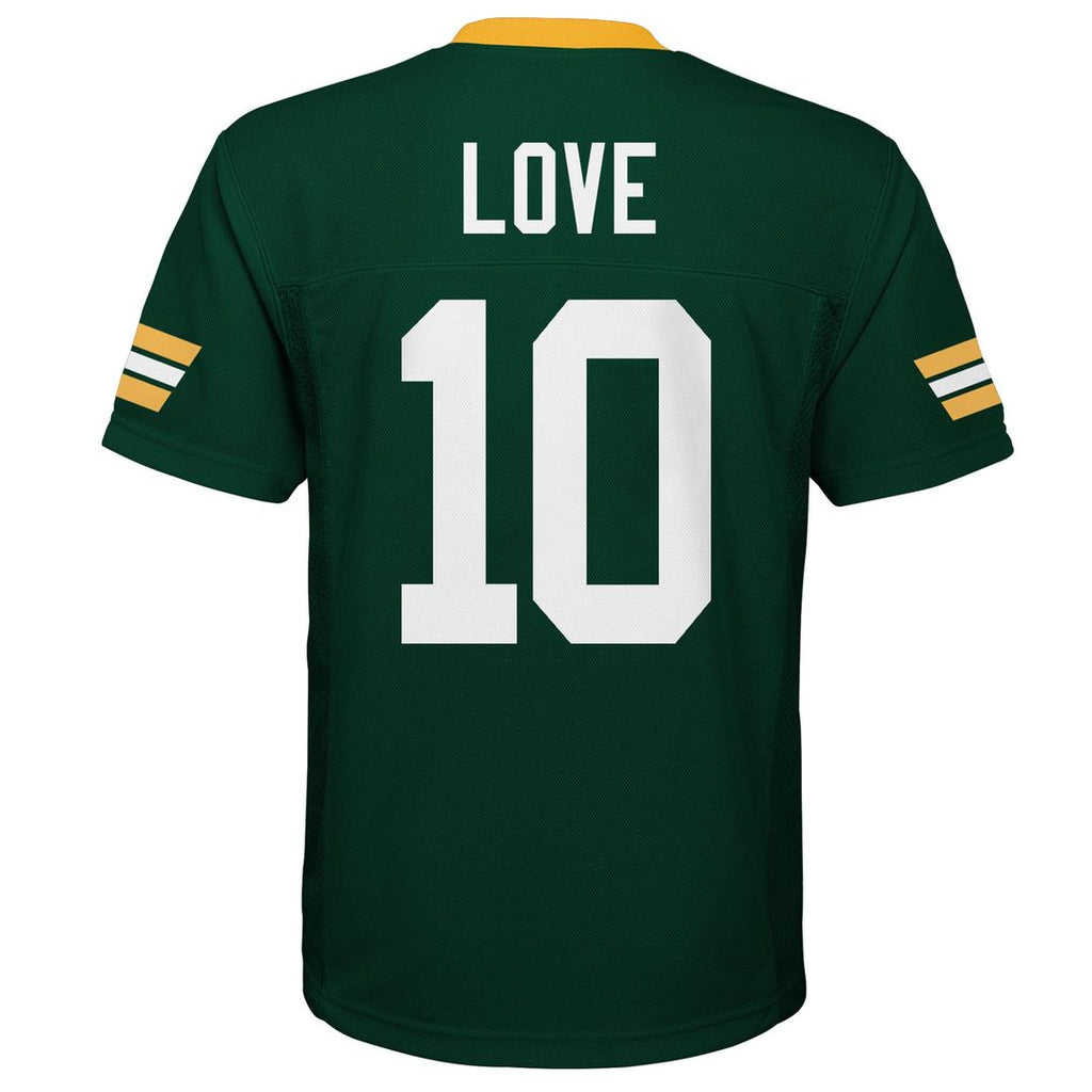 Love Green Bay Packers Outerstuff Preschool Replica Player Jersey - Green