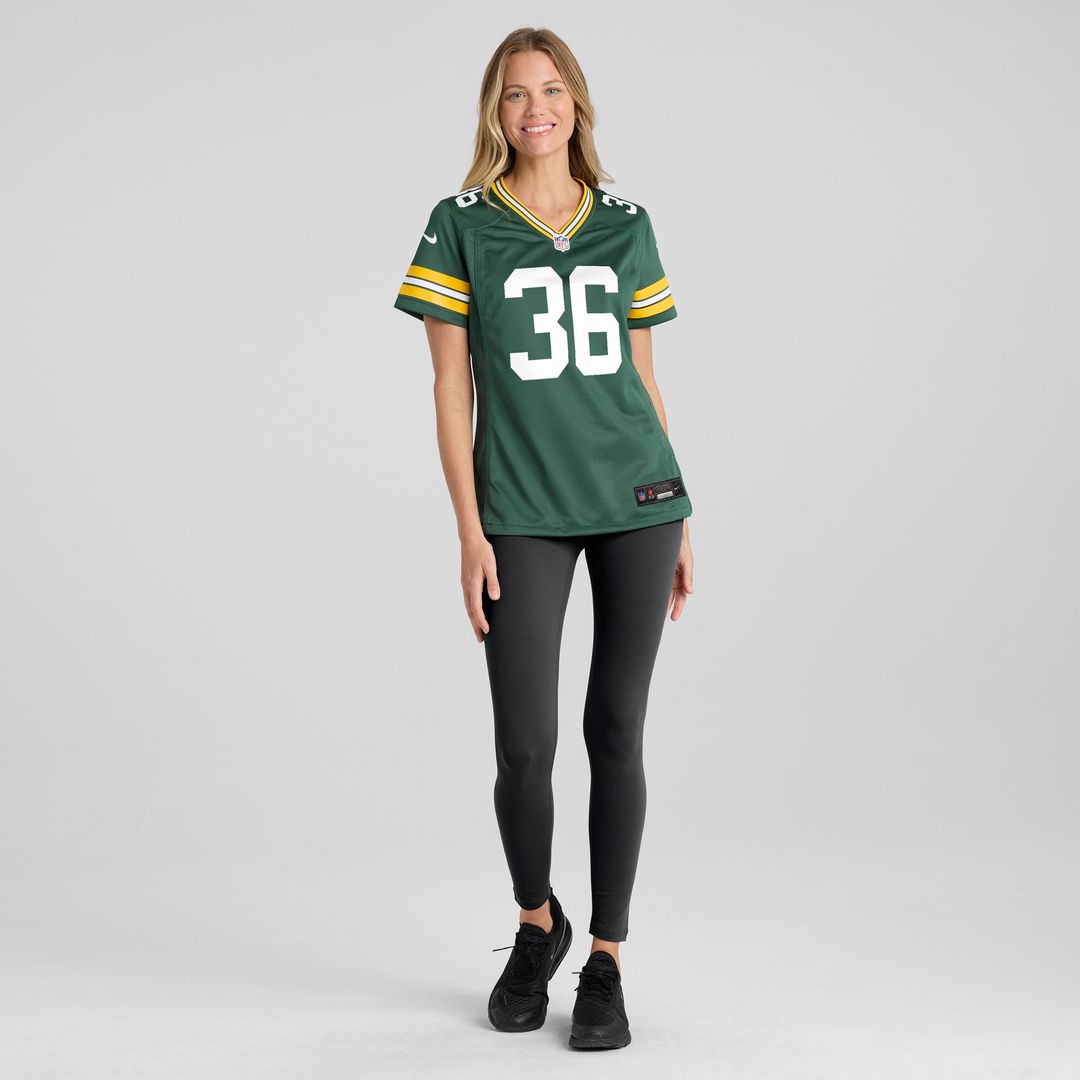 Kamal Hadden Green Bay Packers Women's Team Game Jersey - Green