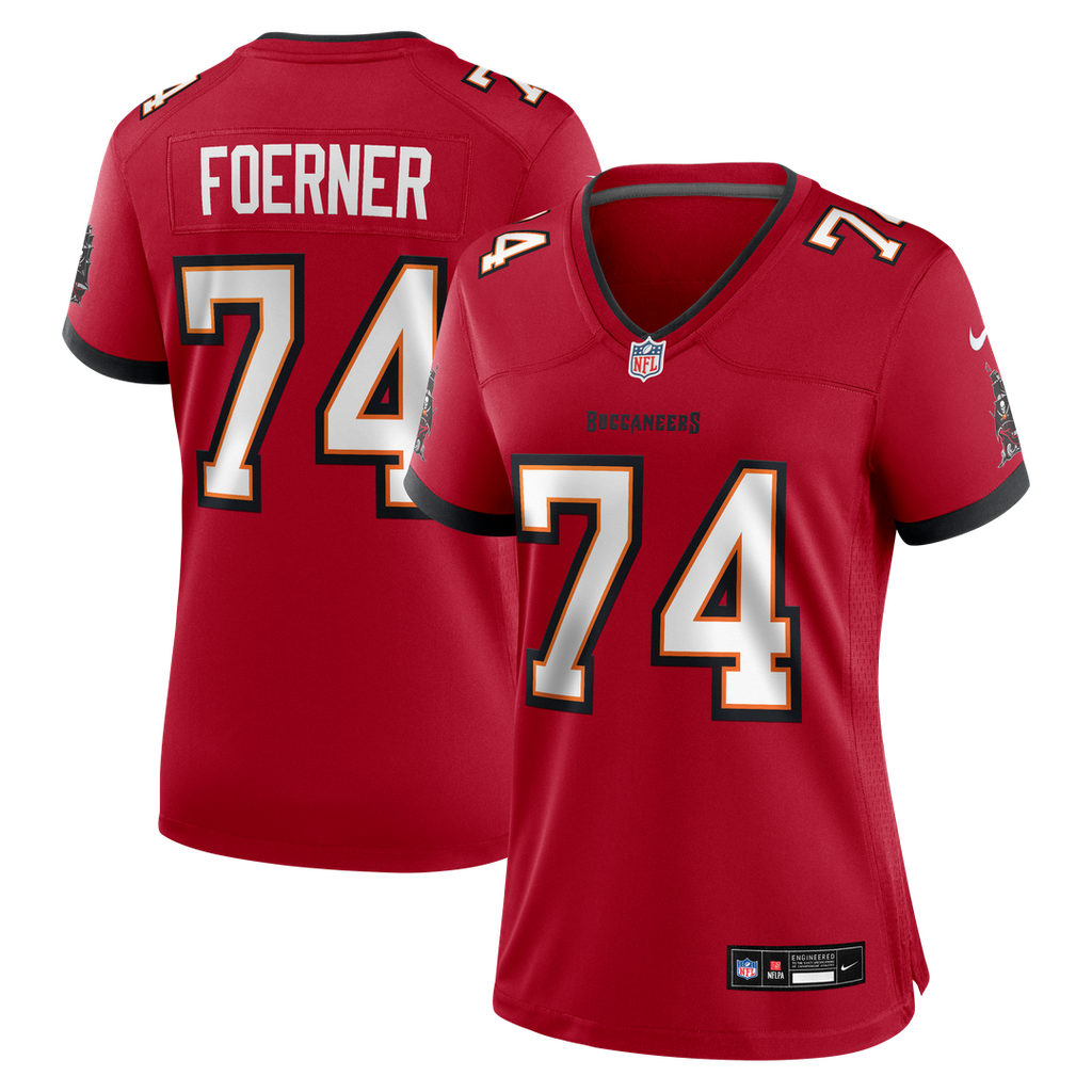 Marshall Foerner Tampa Bay Buccaneers Women's Team Game Jersey - Red