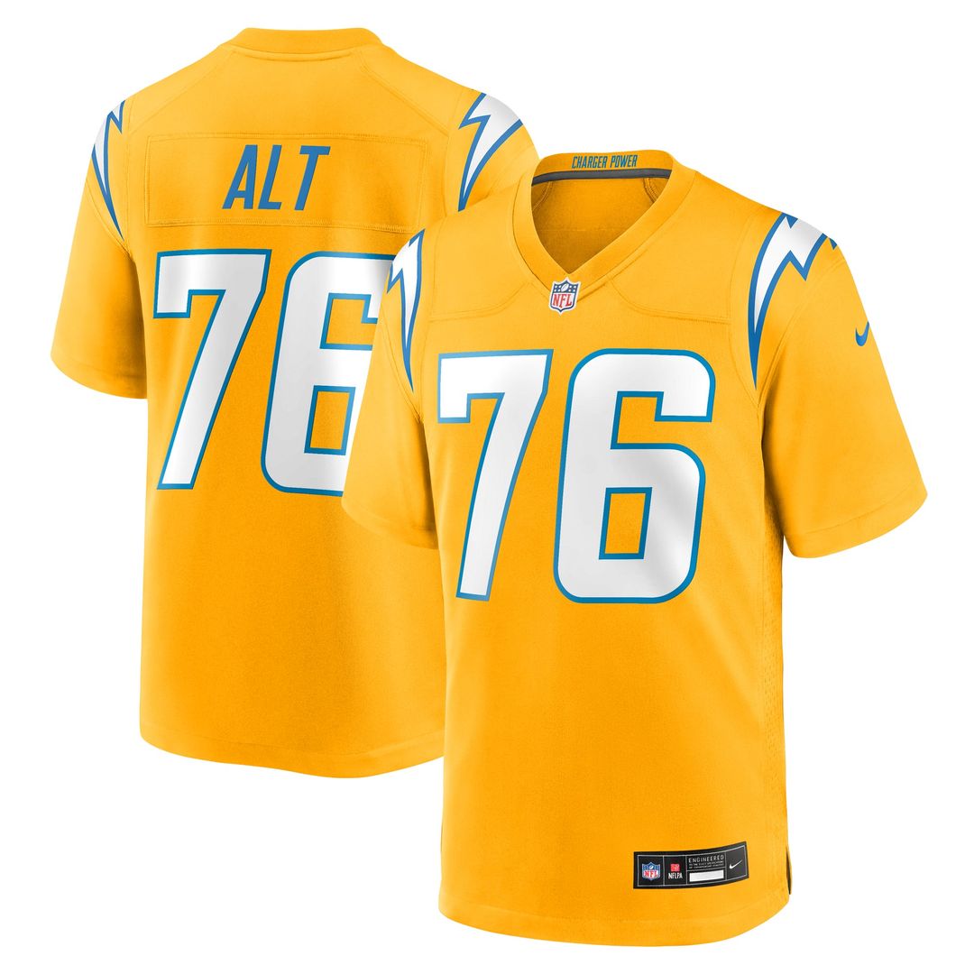 Joe Alt Los Angeles Chargers Alternate Super Chargers Game Player Jersey - Navy
