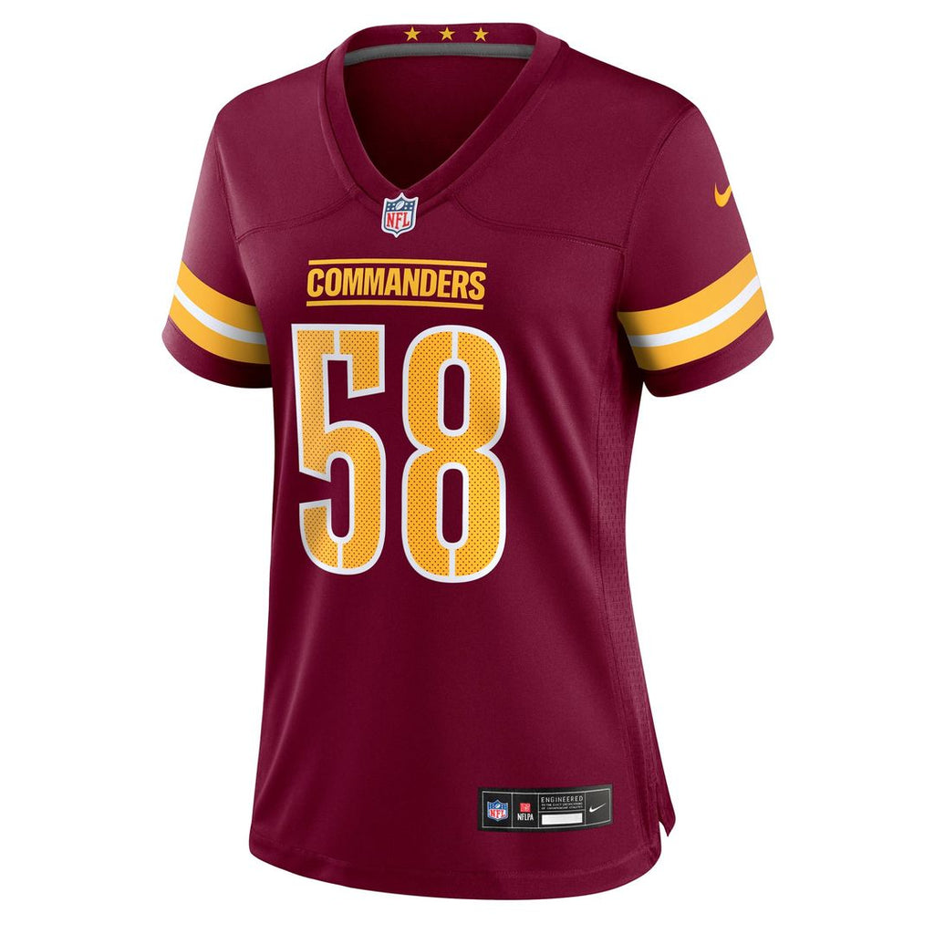 Magee Washington Commanders Women's Team Game Jersey - Burgundy