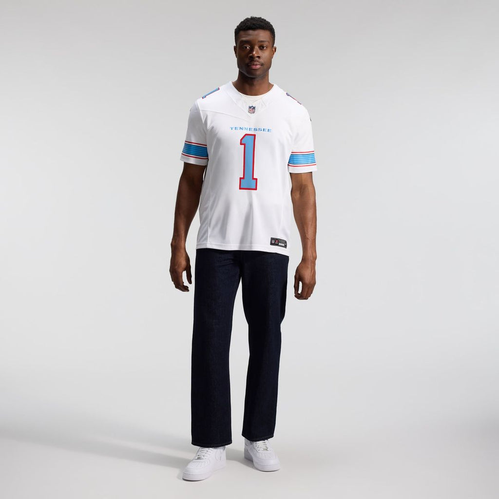 Cameron Ward Tennessee Titans Vapor F.U.S.E. Stitched Limited Jersey - White