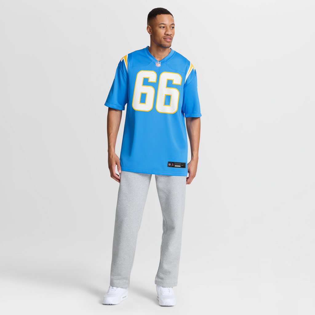 Jake Slaughter Los Angeles Chargers Team Game Jersey - Powder Blue