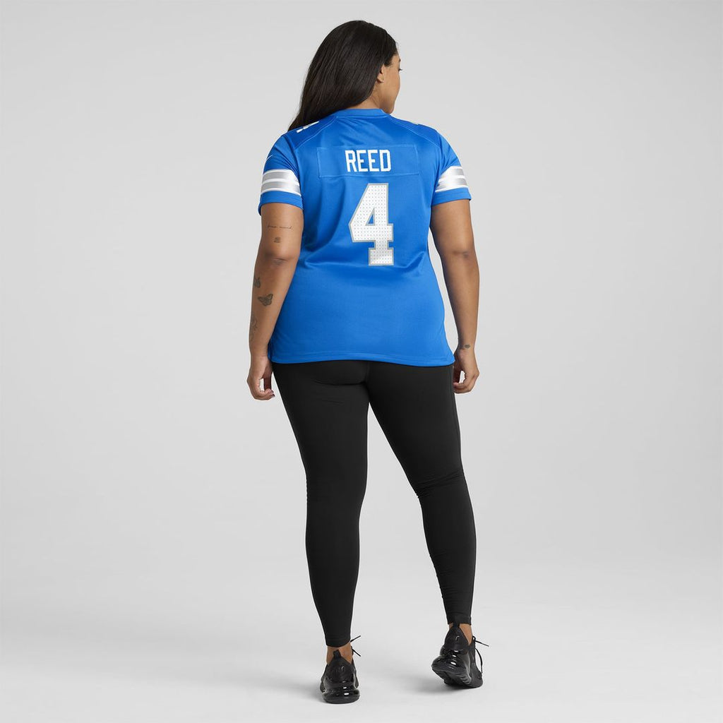 D.J. Reed Detroit Lions Women's Team Game Jersey - Blue