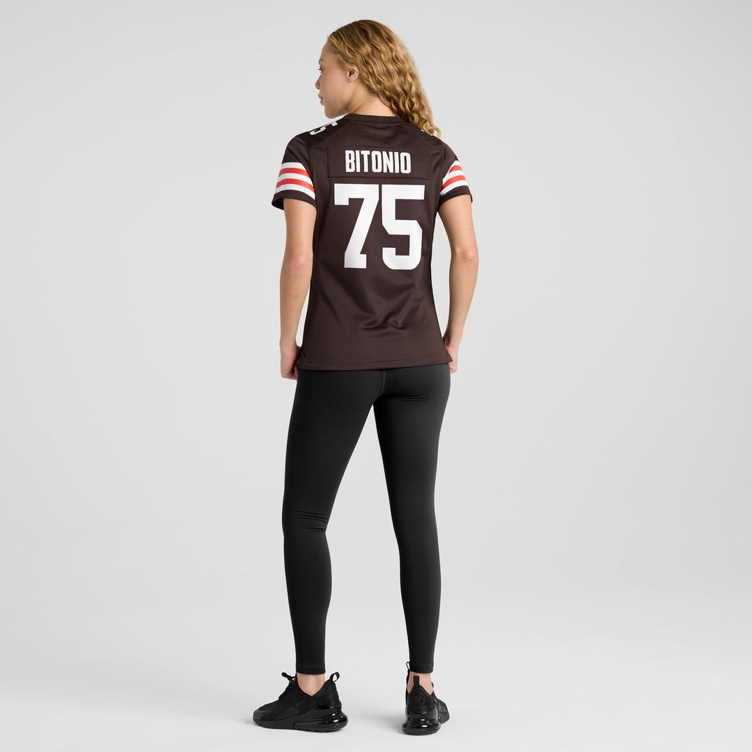 Joel Bitonio Cleveland Browns Women's Game Jersey - Brown
