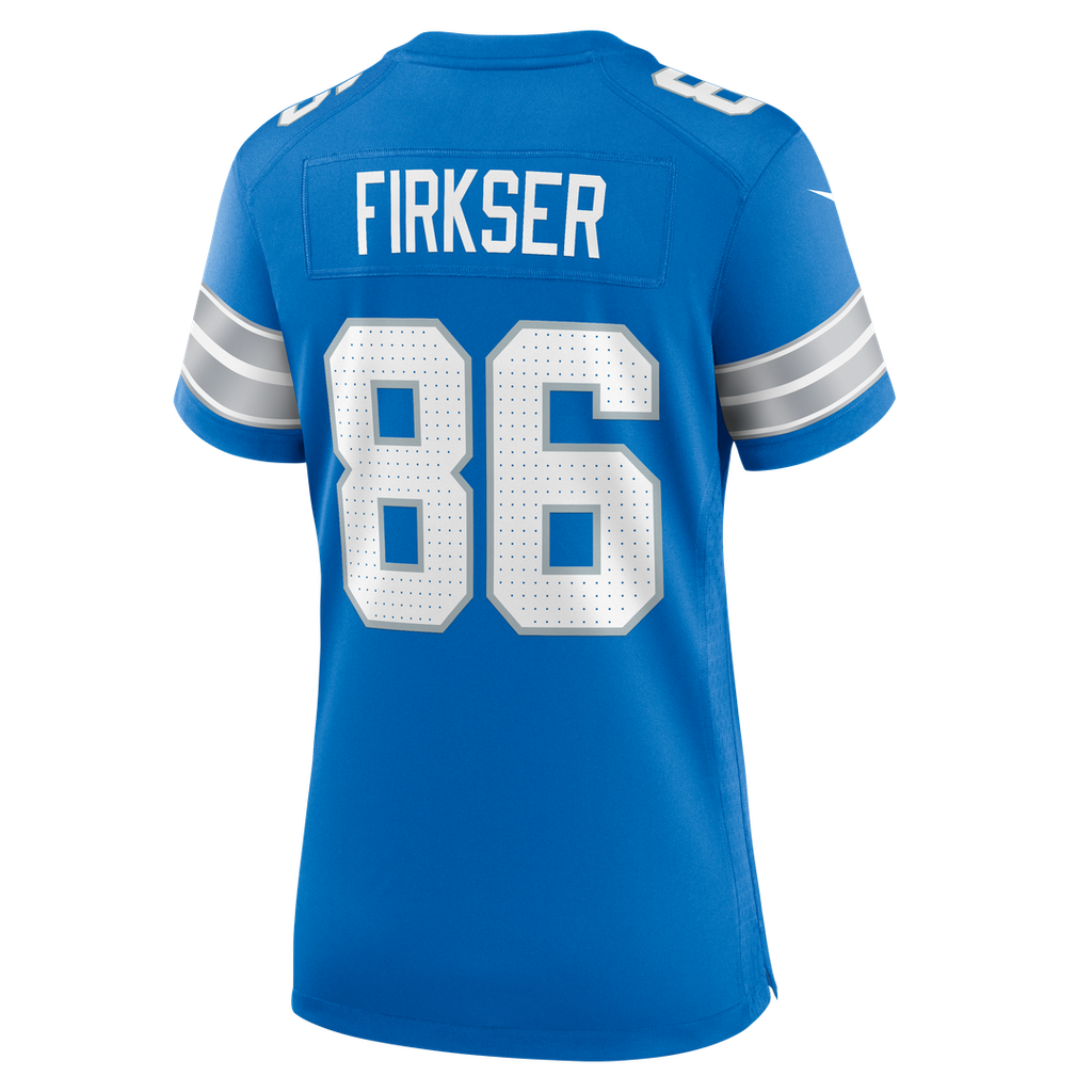 Anthony Firkser Detroit Lions Women's Team Game Jersey - Blue