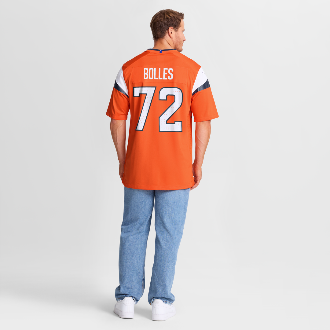 Garett Bolles Denver Broncos Team Game Jersey - Orange