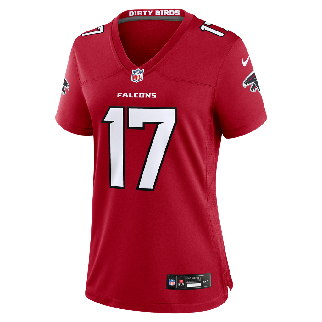 Zachariah Branch Atlanta Falcons Women's Team Game Jersey - Red