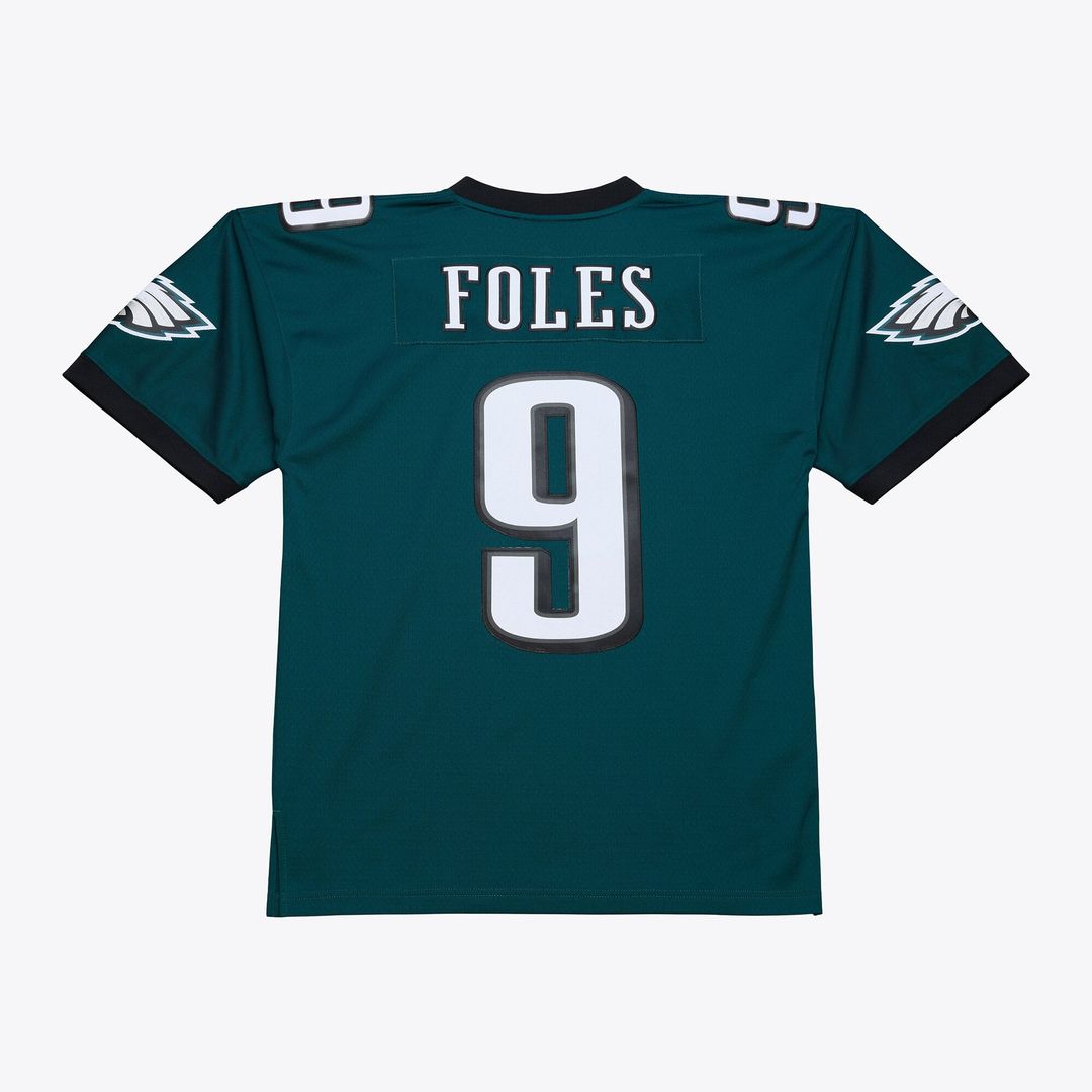 Nick Foles Philadelphia Eagles Mitchell & Ness Legacy Replica Jersey - Midnight Green